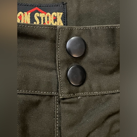 VTG NON STOCK British Army Style Double Pleated Trousers Army Green, Size 30 - Picture 2 of 14